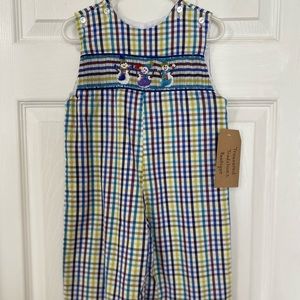 Le Za Me Smocked Snowman/Christmas Longall